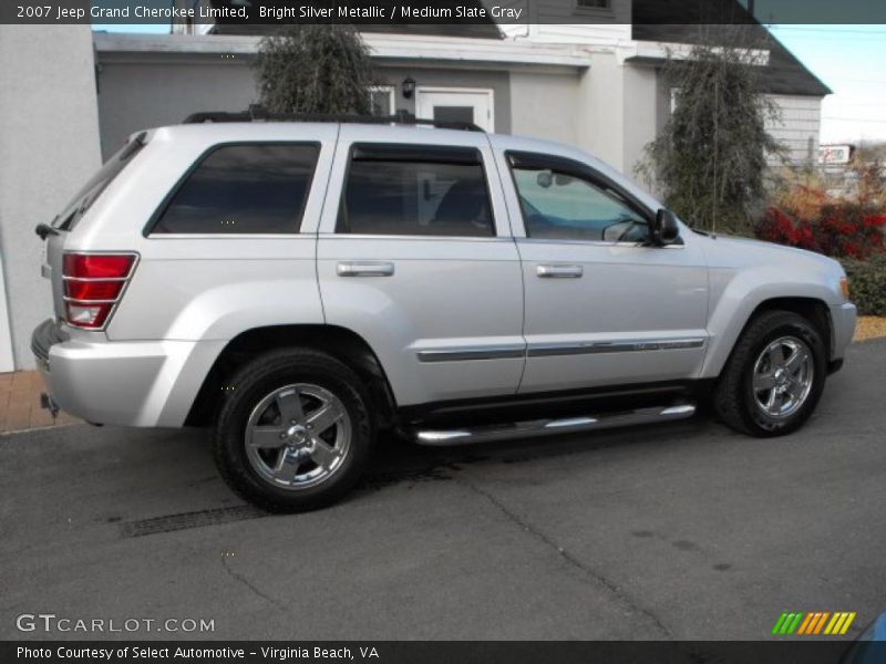 Bright Silver Metallic / Medium Slate Gray 2007 Jeep Grand Cherokee Limited
