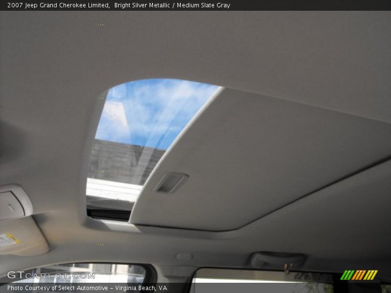 Bright Silver Metallic / Medium Slate Gray 2007 Jeep Grand Cherokee Limited