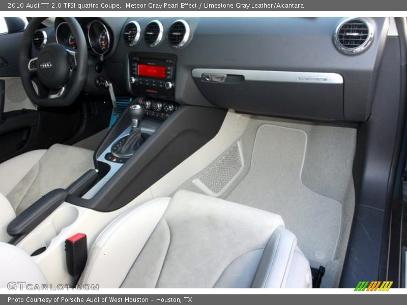 Meteor Gray Pearl Effect / Limestone Gray Leather/Alcantara 2010 Audi TT 2.0 TFSI quattro Coupe
