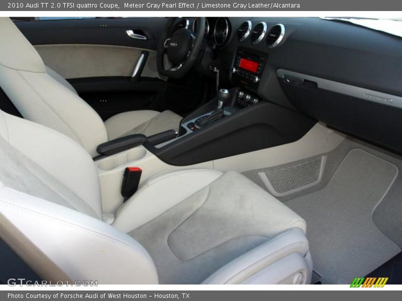 Meteor Gray Pearl Effect / Limestone Gray Leather/Alcantara 2010 Audi TT 2.0 TFSI quattro Coupe