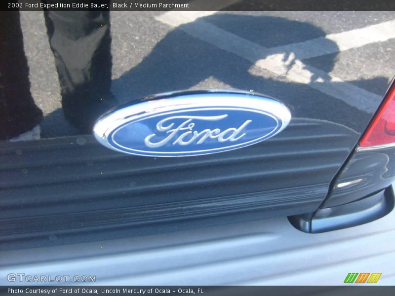 Black / Medium Parchment 2002 Ford Expedition Eddie Bauer