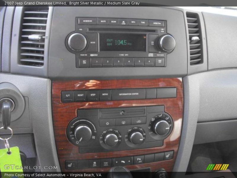 Bright Silver Metallic / Medium Slate Gray 2007 Jeep Grand Cherokee Limited