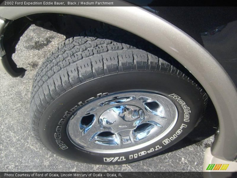 Black / Medium Parchment 2002 Ford Expedition Eddie Bauer