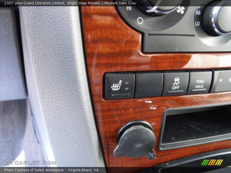 Bright Silver Metallic / Medium Slate Gray 2007 Jeep Grand Cherokee Limited