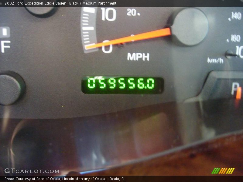 Black / Medium Parchment 2002 Ford Expedition Eddie Bauer