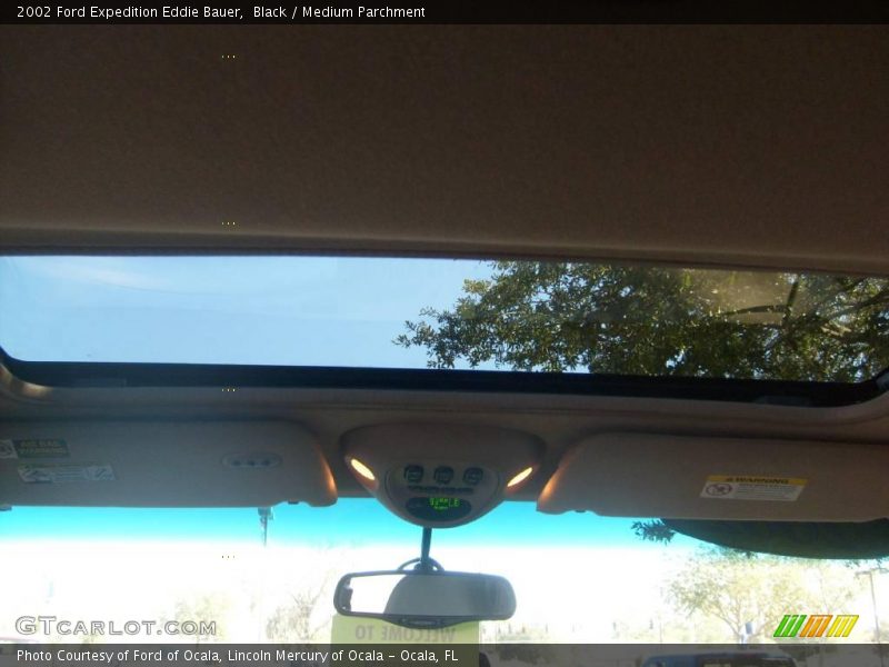 Black / Medium Parchment 2002 Ford Expedition Eddie Bauer