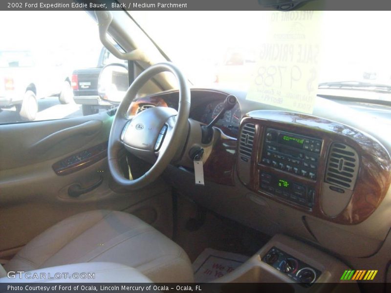 Black / Medium Parchment 2002 Ford Expedition Eddie Bauer