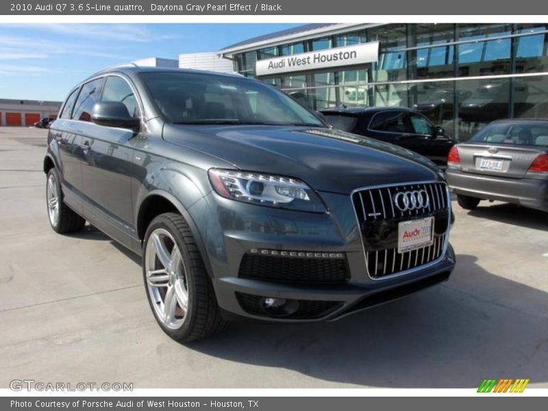 Daytona Gray Pearl Effect / Black 2010 Audi Q7 3.6 S-Line quattro