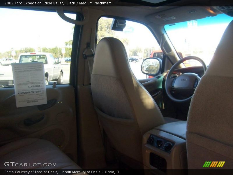 Black / Medium Parchment 2002 Ford Expedition Eddie Bauer