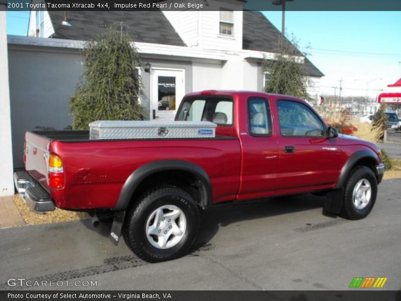 Impulse Red Pearl / Oak Beige 2001 Toyota Tacoma Xtracab 4x4