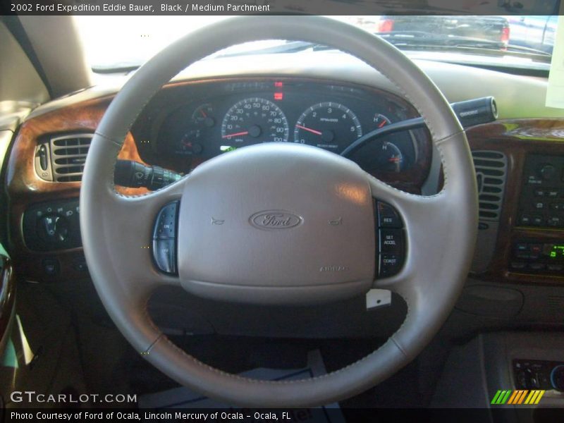 Black / Medium Parchment 2002 Ford Expedition Eddie Bauer