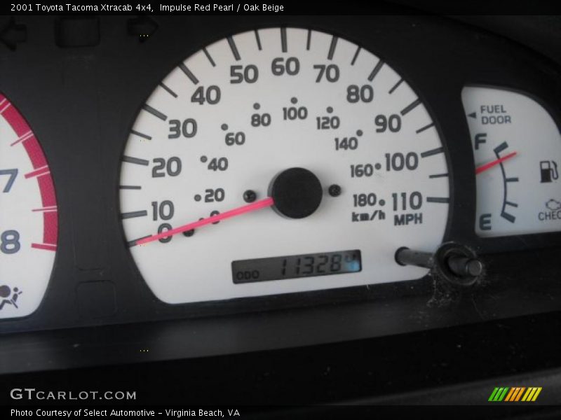 Impulse Red Pearl / Oak Beige 2001 Toyota Tacoma Xtracab 4x4