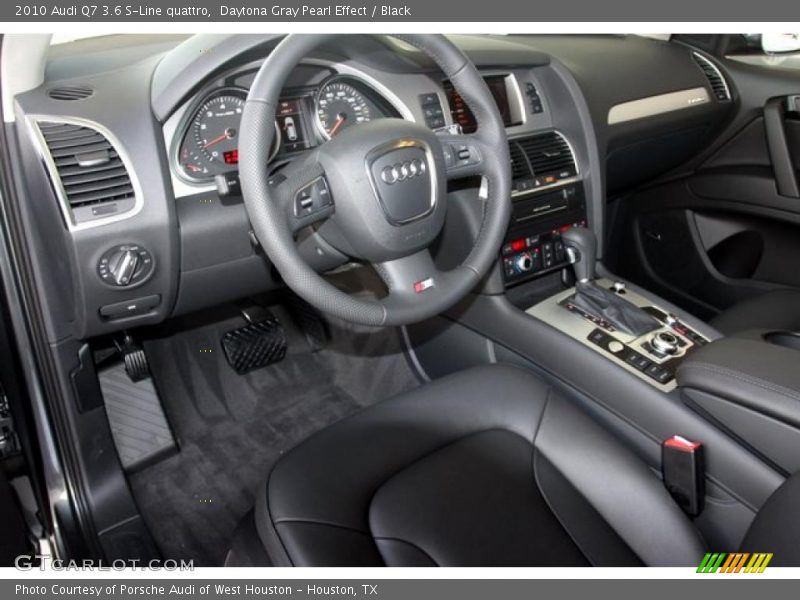 Daytona Gray Pearl Effect / Black 2010 Audi Q7 3.6 S-Line quattro