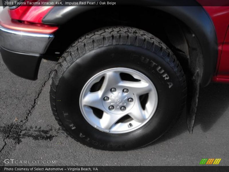 Impulse Red Pearl / Oak Beige 2001 Toyota Tacoma Xtracab 4x4