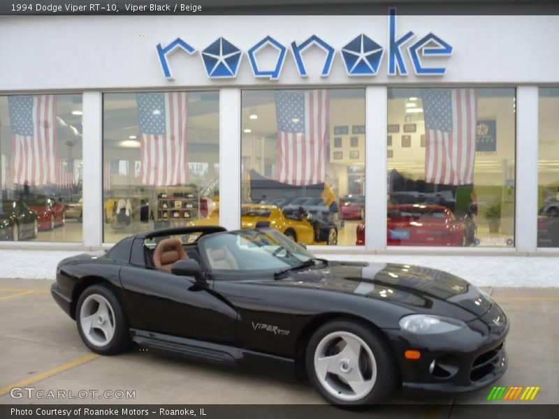 Viper Black / Beige 1994 Dodge Viper RT-10