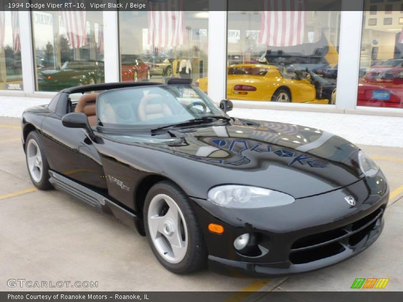 Viper Black / Beige 1994 Dodge Viper RT-10