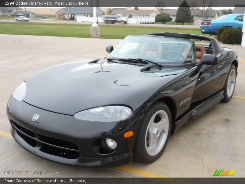 Viper Black / Beige 1994 Dodge Viper RT-10