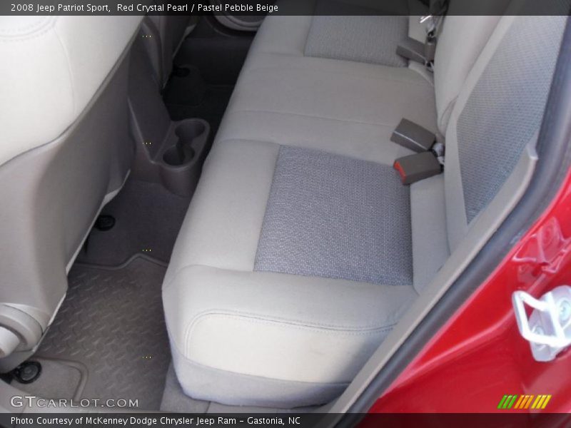 Red Crystal Pearl / Pastel Pebble Beige 2008 Jeep Patriot Sport