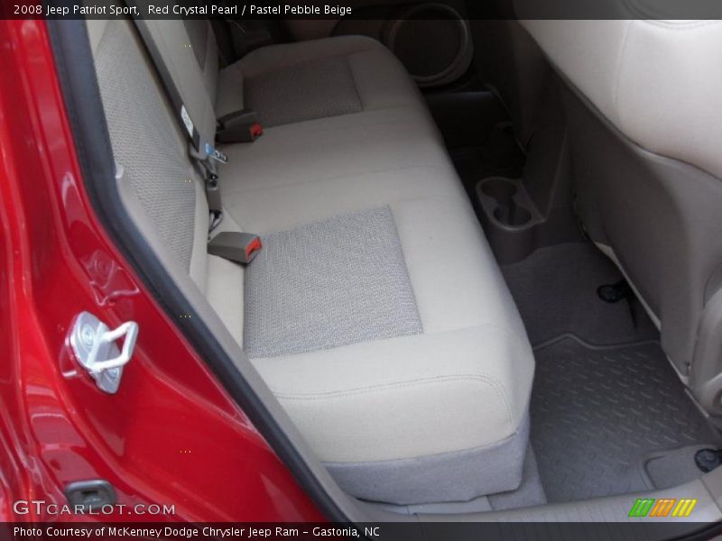 Red Crystal Pearl / Pastel Pebble Beige 2008 Jeep Patriot Sport