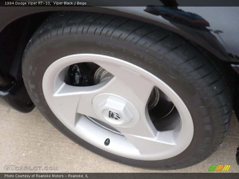 Viper Black / Beige 1994 Dodge Viper RT-10