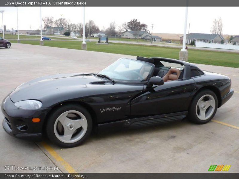 Viper Black / Beige 1994 Dodge Viper RT-10