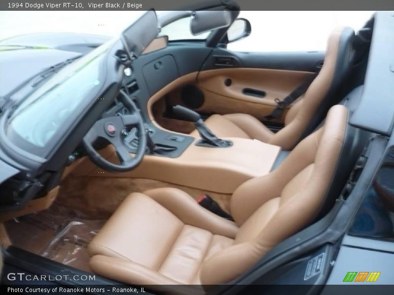 Viper Black / Beige 1994 Dodge Viper RT-10