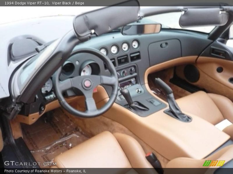 Viper Black / Beige 1994 Dodge Viper RT-10