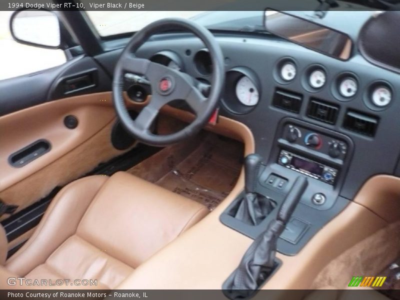 Viper Black / Beige 1994 Dodge Viper RT-10