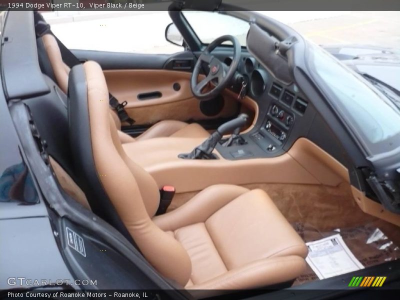 Viper Black / Beige 1994 Dodge Viper RT-10