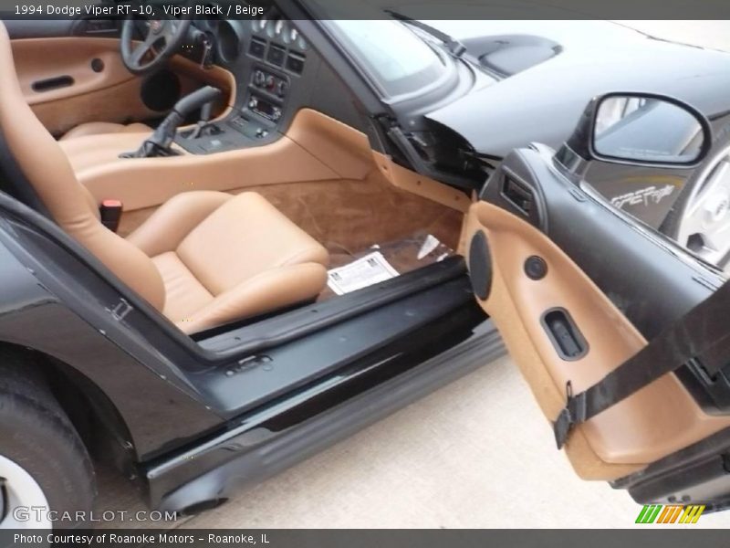 Viper Black / Beige 1994 Dodge Viper RT-10