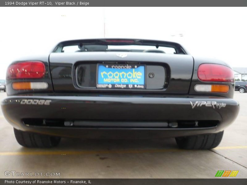 Viper Black / Beige 1994 Dodge Viper RT-10