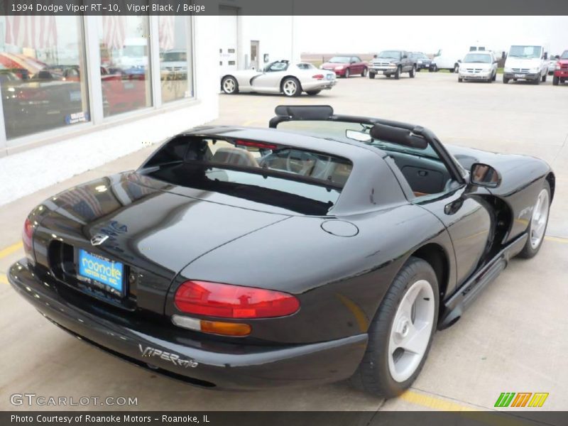 Viper Black / Beige 1994 Dodge Viper RT-10
