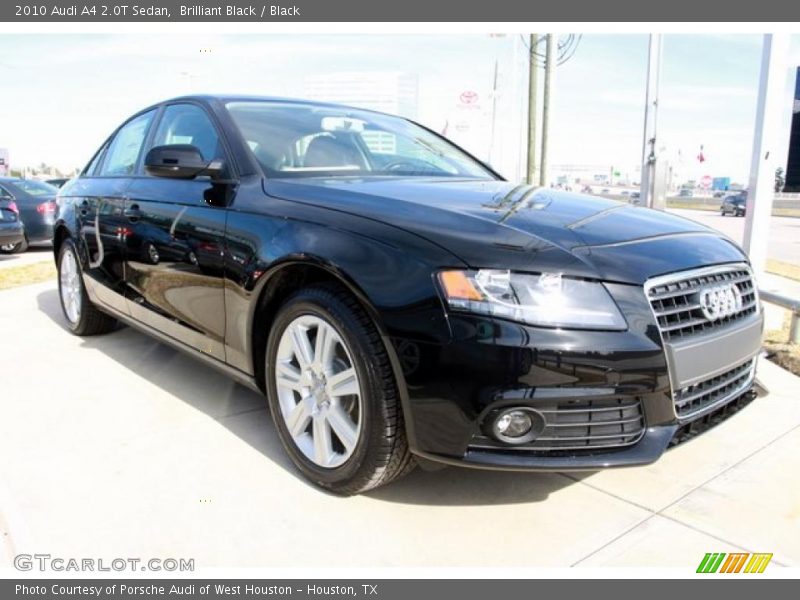 Brilliant Black / Black 2010 Audi A4 2.0T Sedan