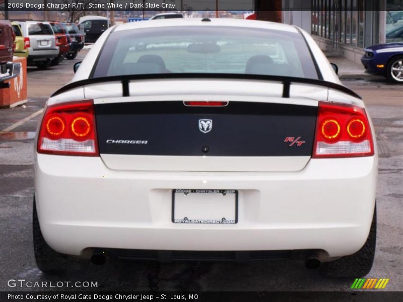 Stone White / Dark Slate Gray 2009 Dodge Charger R/T