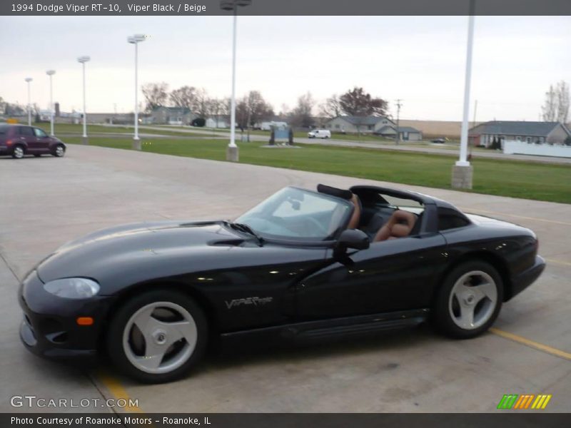 Viper Black / Beige 1994 Dodge Viper RT-10