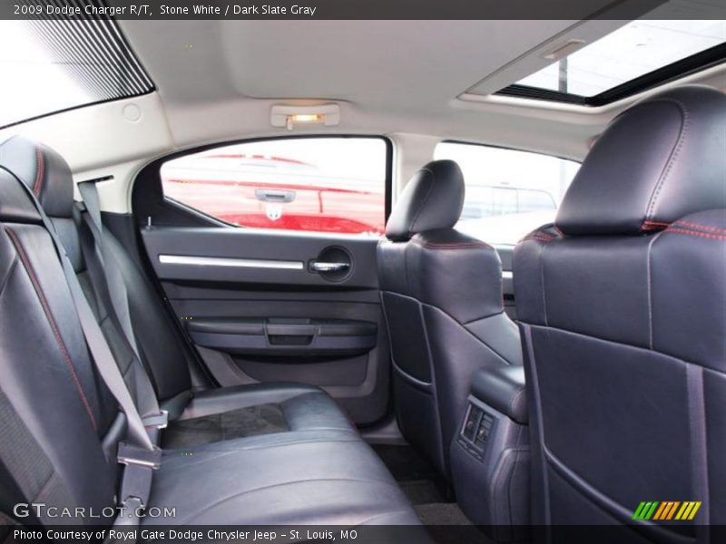 Stone White / Dark Slate Gray 2009 Dodge Charger R/T