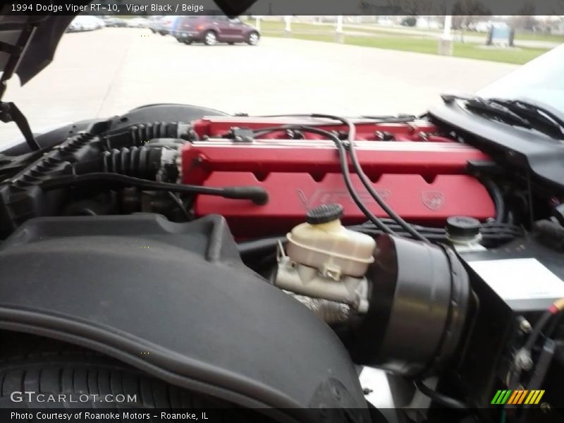 Viper Black / Beige 1994 Dodge Viper RT-10