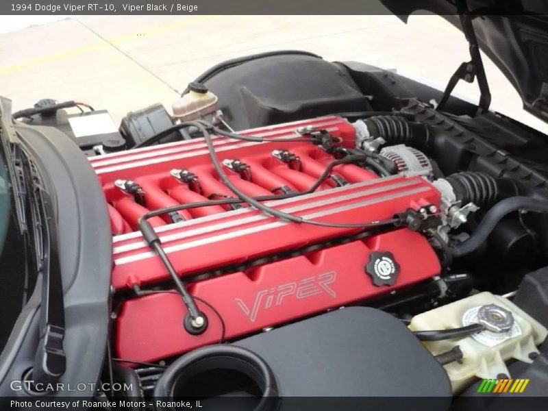 Viper Black / Beige 1994 Dodge Viper RT-10