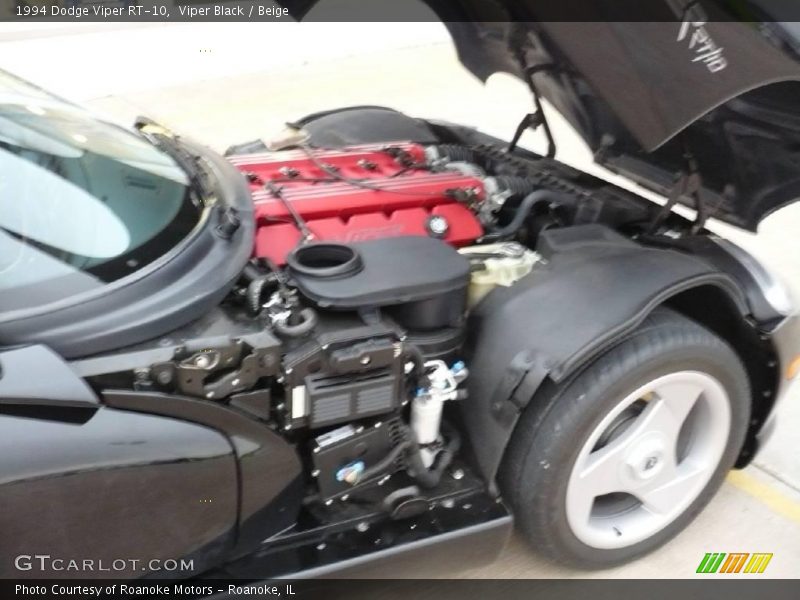 Viper Black / Beige 1994 Dodge Viper RT-10
