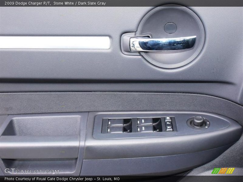 Stone White / Dark Slate Gray 2009 Dodge Charger R/T