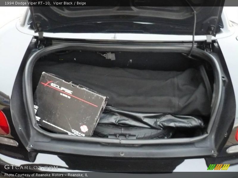 Viper Black / Beige 1994 Dodge Viper RT-10