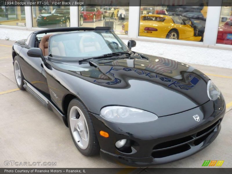 Viper Black / Beige 1994 Dodge Viper RT-10