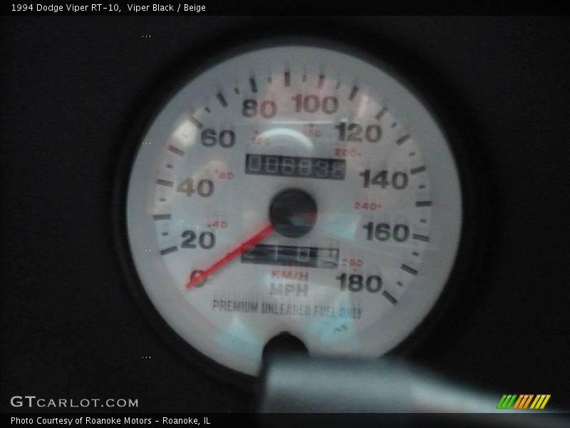 Viper Black / Beige 1994 Dodge Viper RT-10