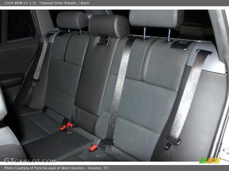 Titanium Silver Metallic / Black 2004 BMW X3 2.5i