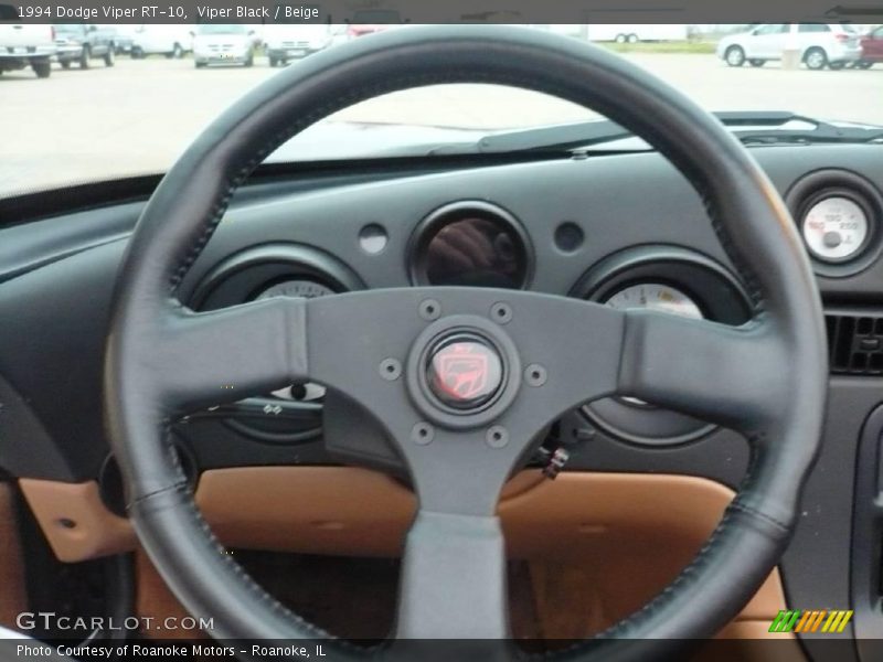 Viper Black / Beige 1994 Dodge Viper RT-10