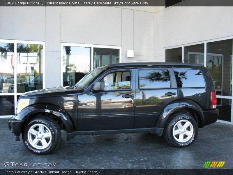 Brilliant Black Crystal Pearl / Dark Slate Gray/Light Slate Gray 2009 Dodge Nitro SLT