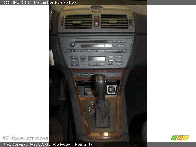 Titanium Silver Metallic / Black 2004 BMW X3 2.5i