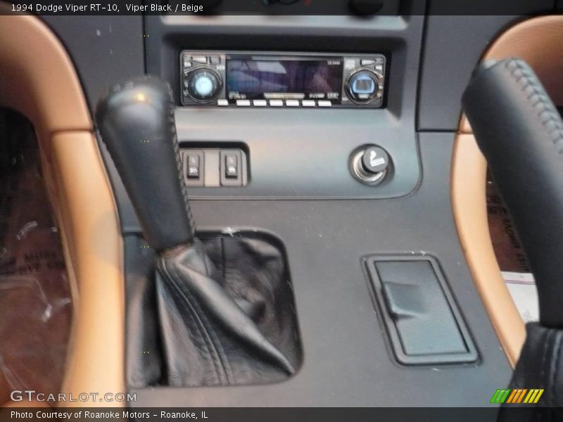 Viper Black / Beige 1994 Dodge Viper RT-10