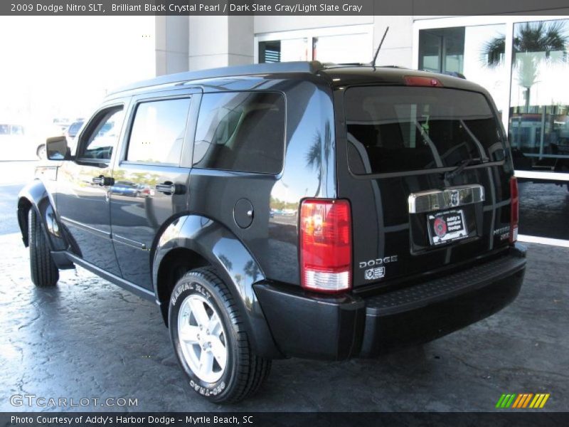 Brilliant Black Crystal Pearl / Dark Slate Gray/Light Slate Gray 2009 Dodge Nitro SLT