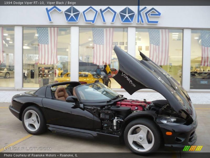 Viper Black / Beige 1994 Dodge Viper RT-10